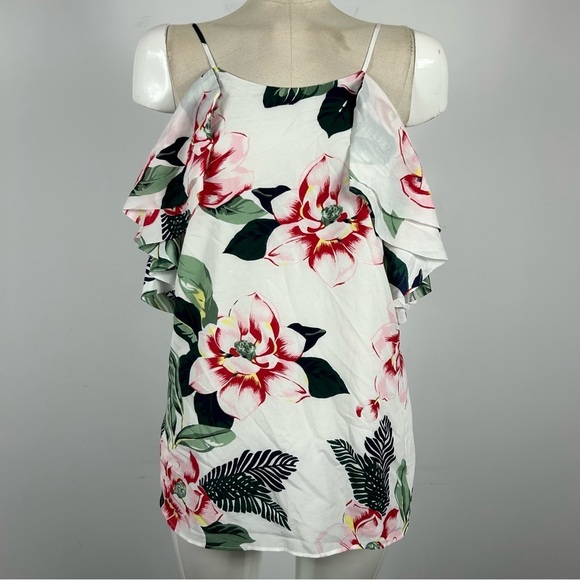 💕Banana Republic camisole ruffled M - Picture 1 of 9